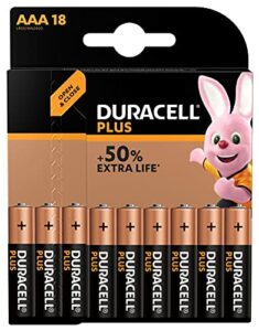 Duracell - Plus AAA, Pilas paquete de 18